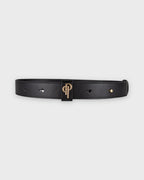 Leather Belt - Black - VÍRONIQUE