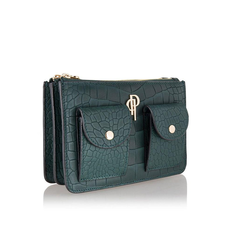 Forest green POUCHI multifunctional fannypack and crossbody bag